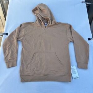 Lululemon All Yours Hoodie‎ Terry Tan Relaxed Fit Long Sleeve Women's Size 10